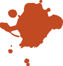 Orange Paint Splatter